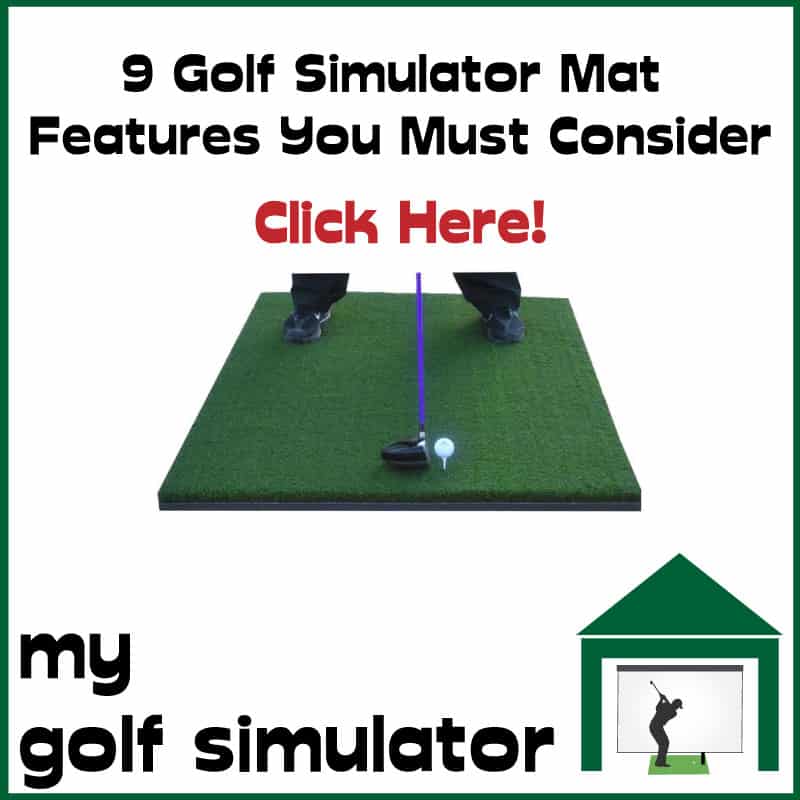 Golf Simulator Mat 9 Features