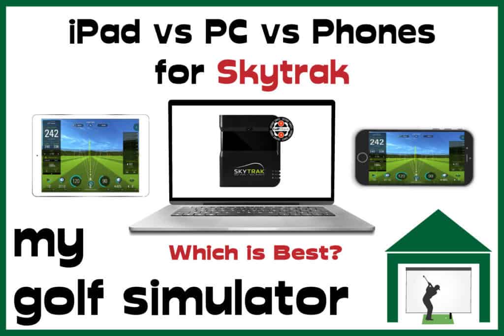 サポートセ skytrak ゴルフ練習+アイパッド ミニ4 ipad mini 4 128g ニーカバン