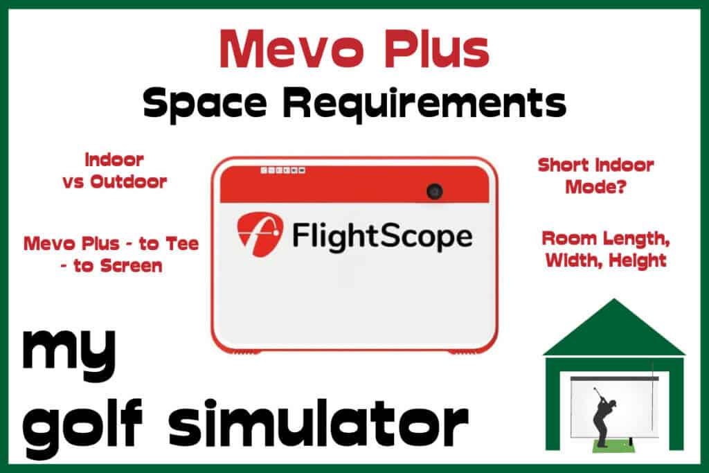 mevo plus distance to screen