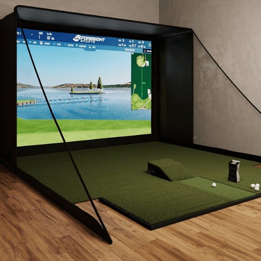 Garage Golf Simulator 13 Key Challenges Tips Tricks My Golf   GCQuadSIG12GolfSimulator 1024x1024 