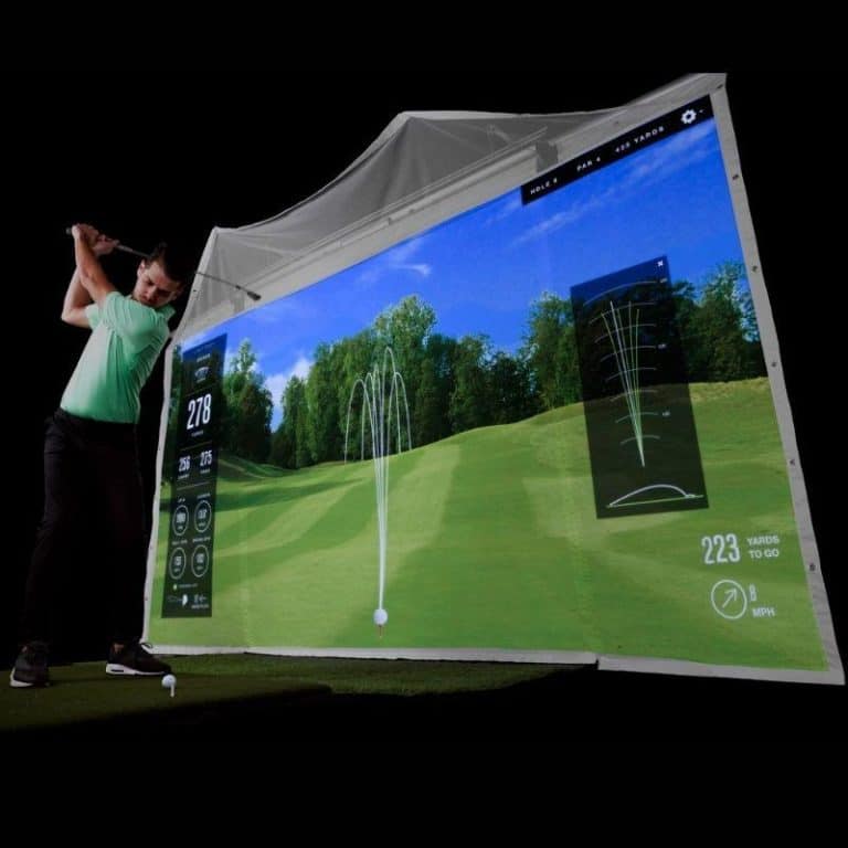 How to Hang a Golf Impact Screen 6 Ways My Golf Simulator