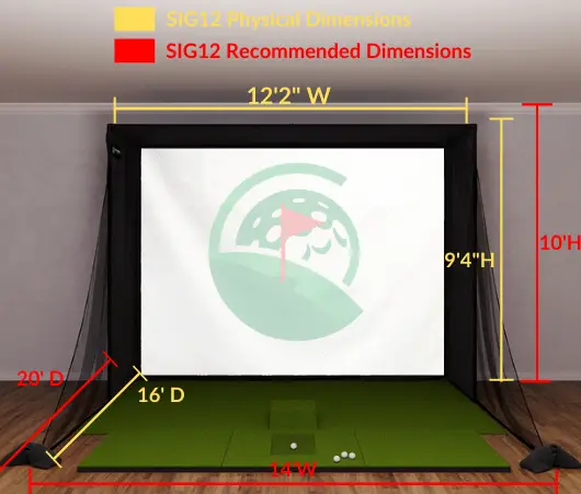 Sig12 Golf Dimensions 1