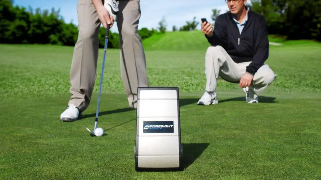 Gc2 Launch Monitor On The Driving Range