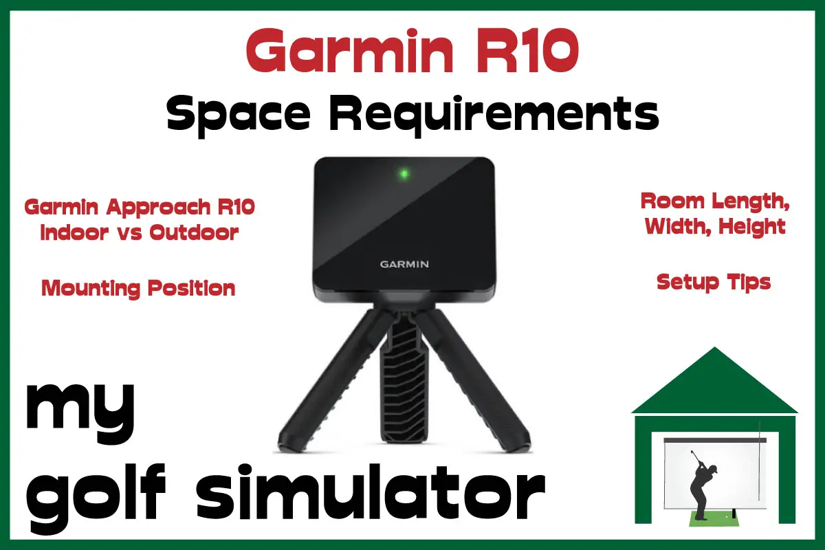 Garmin R10 Space Requirements - Length, Width and Height - My Golf Simulator