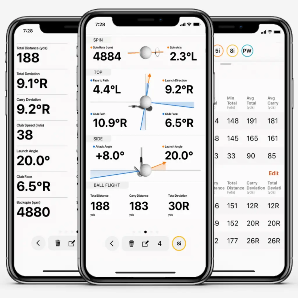Garmin R10 Data Screenshots Phone